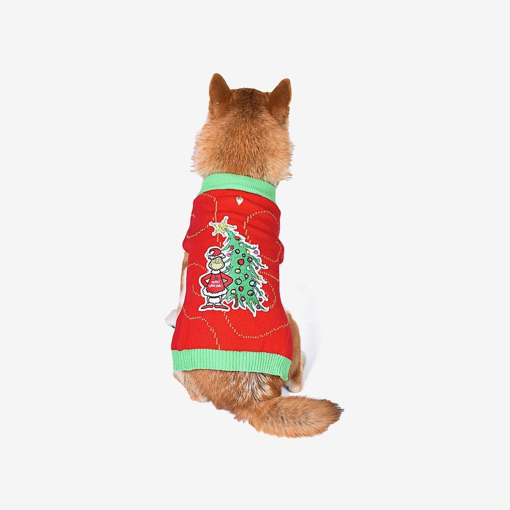 Maxtil Dog Christmas Sweater Dog Cat Autumn