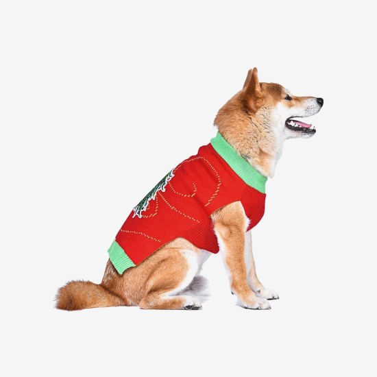 Maxtil Dog Christmas Sweater Dog Cat Autumn