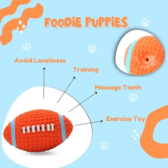 Pet Dog Sport Rugby Teething Toys for Puppies