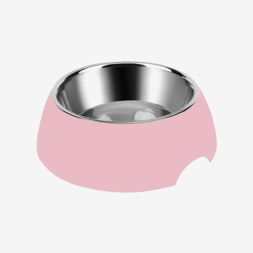 Food-Grade Melamine Base and Stainless Steel Bowl