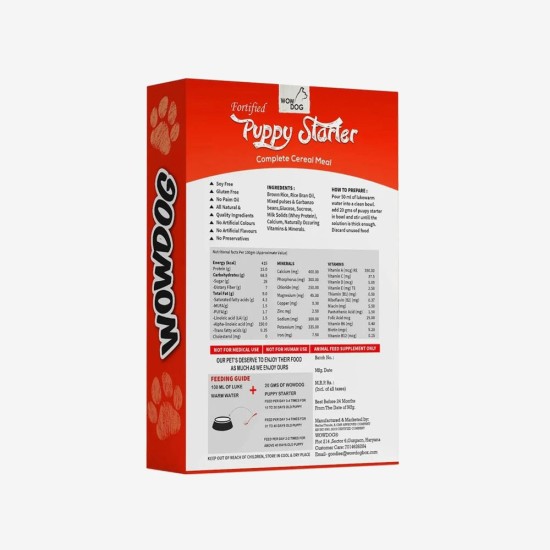 Wow Dog Fortified Nutrition Puppy Cerelac Weaning Diet