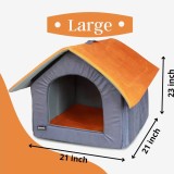 Foodie Puppies Foldable Soft Velvet House